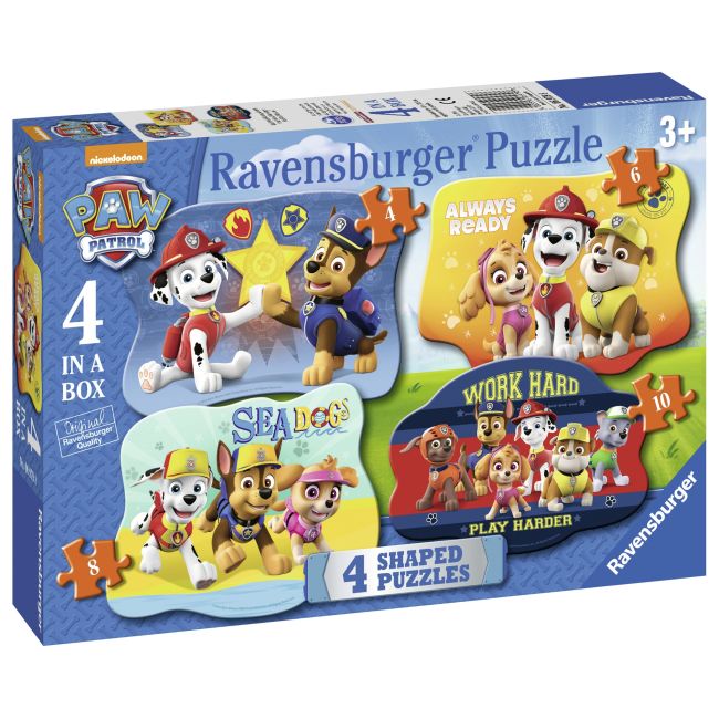 PUZZLE PAW PATROL, 4/6/8/10 PIESE - ARTRVSPC06979