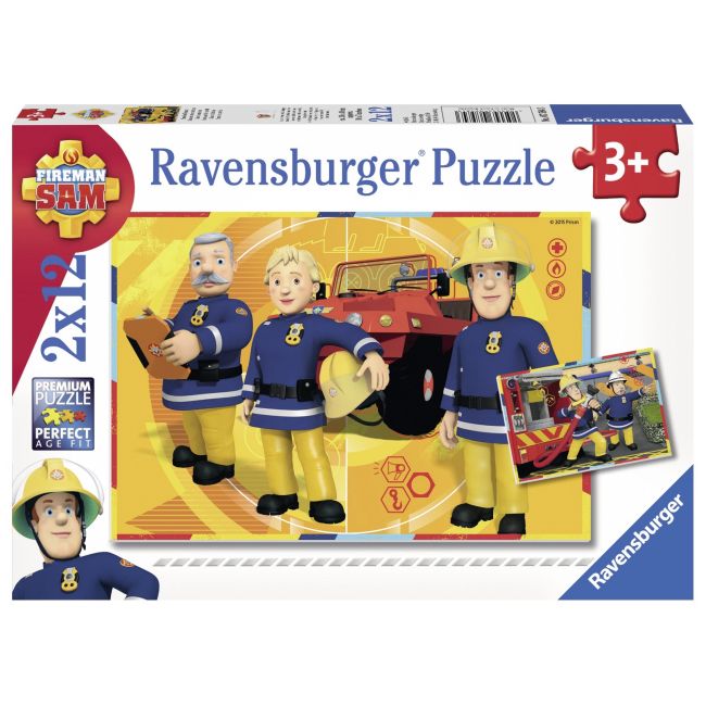 PUZZLE POMPIERUL SAM, 2x12 PIESE - ARTRVSPC07584