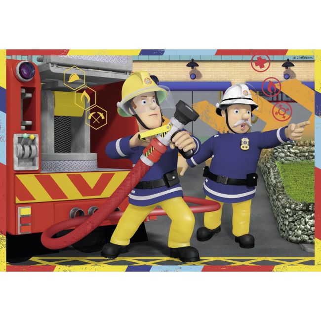 PUZZLE POMPIERUL SAM, 2x12 PIESE - ARTRVSPC07584
