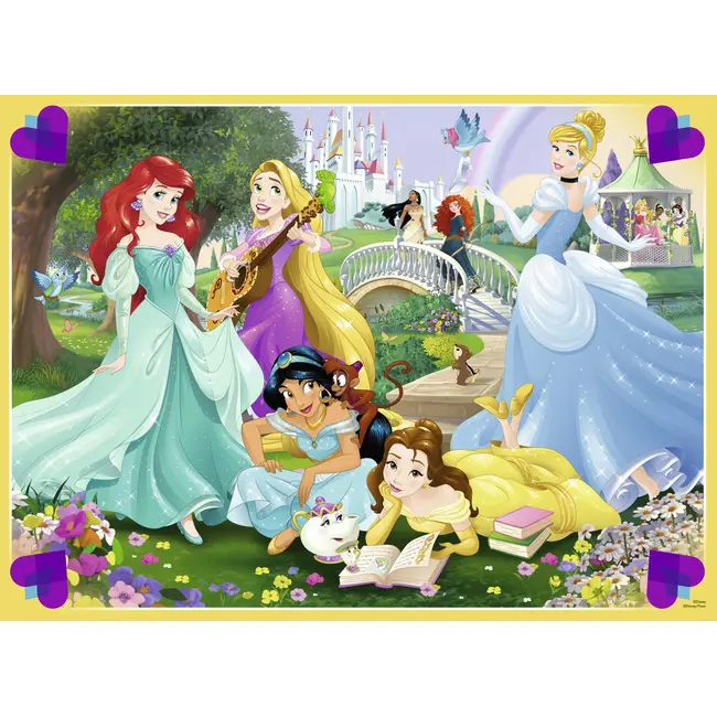 PUZZLE PRINTESELE DISNEY, 100 PIESE - ARTRVSPC10775