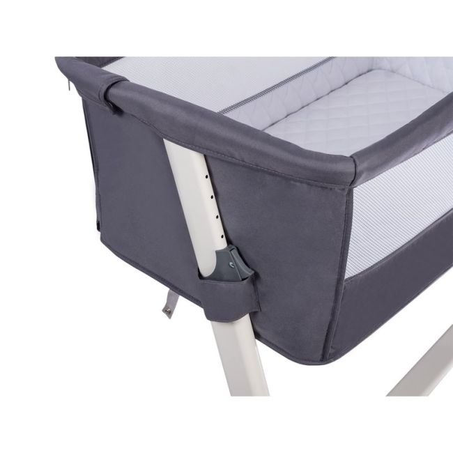 Lionelo - Patut co-sleeper Theo Dark 2 in 1, 90x50 cm, Gri BYNLO-THEO_Dark_Grey
