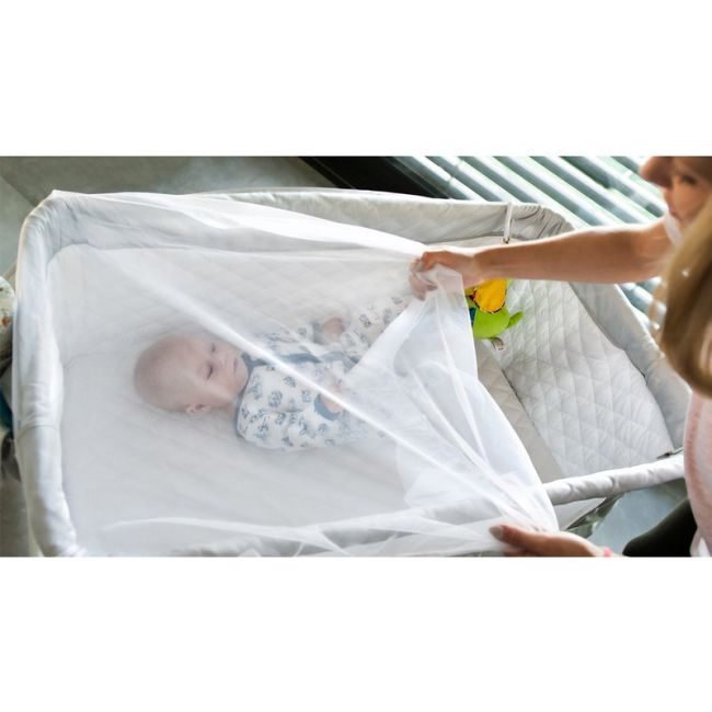 Lionelo - Patut co-sleeper Theo 2 in 1, 90x50 cm, Gri BYNLO-THEO_Grey