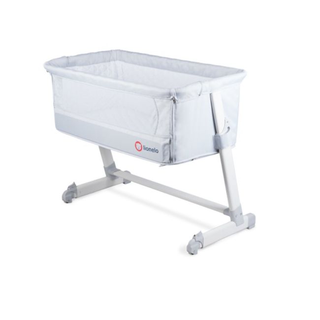 Lionelo - Patut co-sleeper Theo 2 in 1, 90x50 cm, Gri BYNLO-THEO_Grey