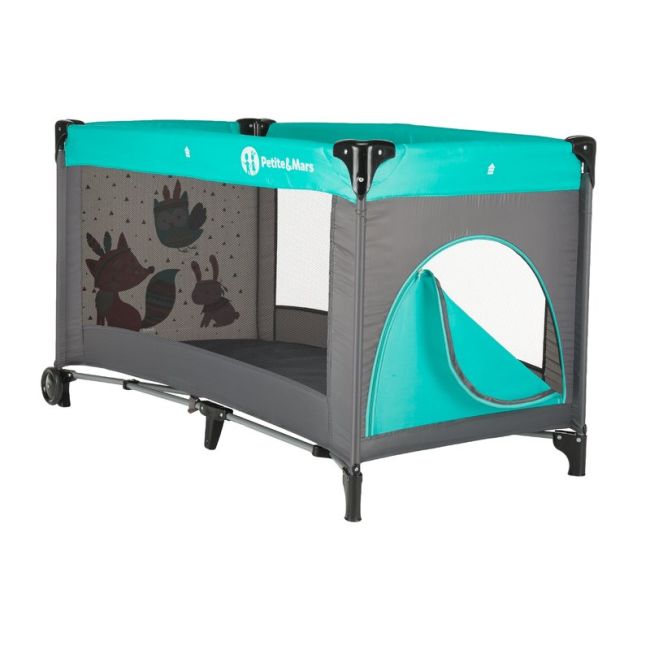 Petite&Mars - Patut pliant Vulpita Turquoise BYN921461