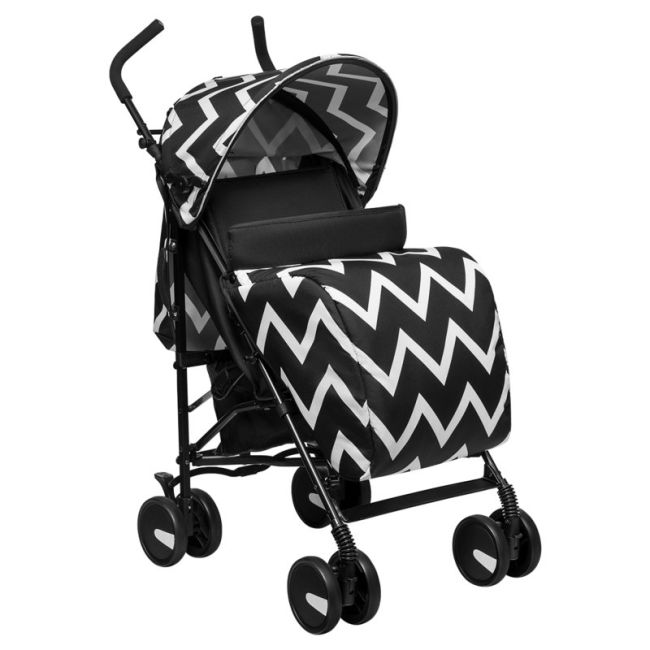 Lionelo - Carucior sport Elia Oslo Cu accesorii, Negru BYNLO-ELIA OSLO_BLACK/WHITE