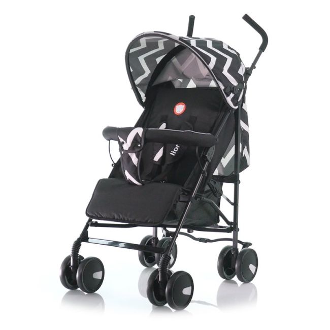 Lionelo - Carucior sport Elia Oslo Cu accesorii, Negru BYNLO-ELIA OSLO_BLACK/WHITE