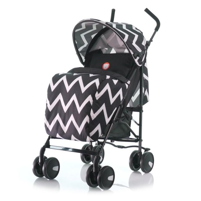 Lionelo - Carucior sport Elia Oslo Cu accesorii, Negru BYNLO-ELIA OSLO_BLACK/WHITE