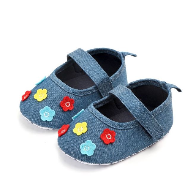 Pantofiori din blugi cu floricele LId2058-2-p15