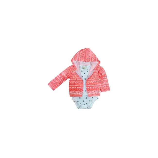 Hanorac pentru bebelusi cu body - Little teddy MD146