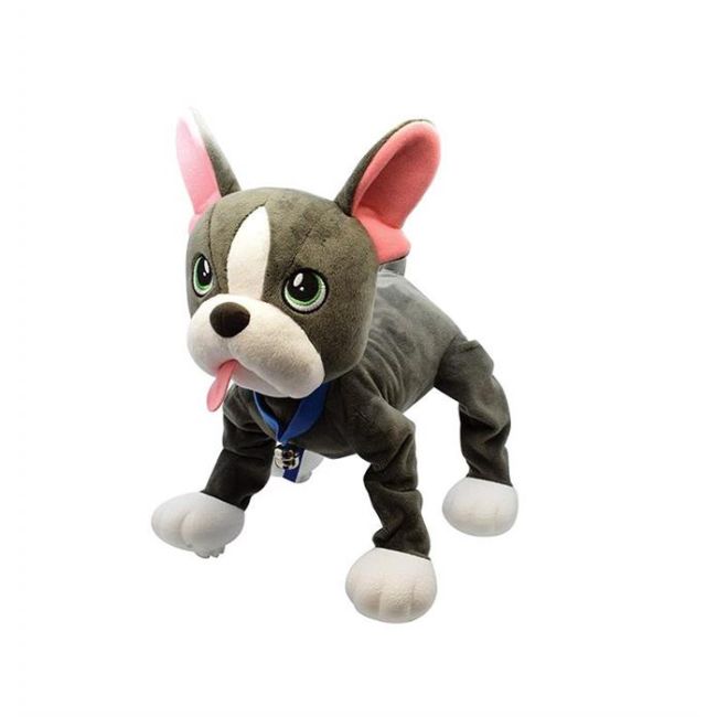 Jucarie De Plus Giochi Preziosi Peppy Pups Walks & Runs French Bulldog - VG68025