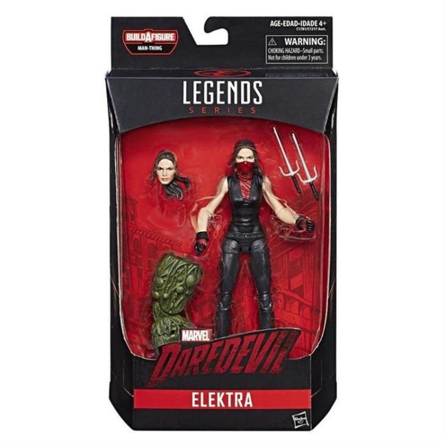 Figurina Hasbro Marvel Build A Figure Legends Daredevil Elektra 15Cm - VG68688