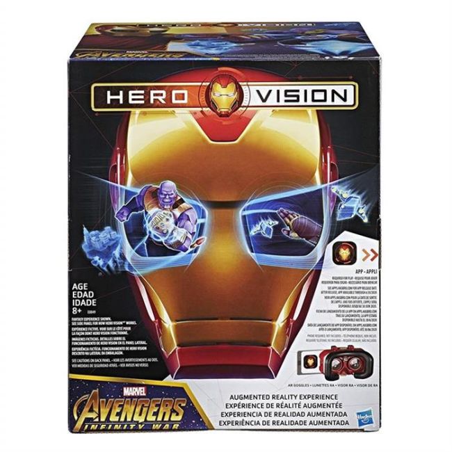 Jucarie Hasbro Avengers Infinity War Hero Vision Iron Man Ar Mask - VG68627