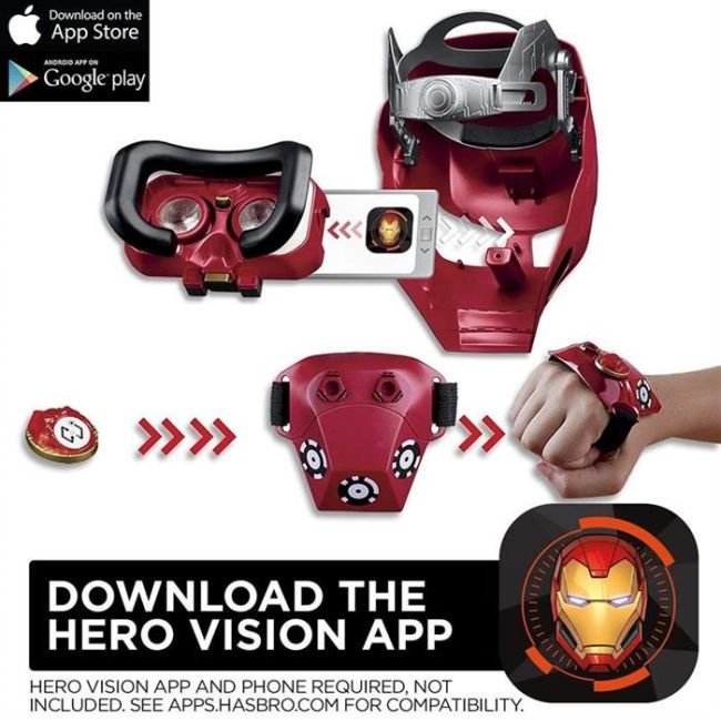 Jucarie Hasbro Avengers Infinity War Hero Vision Iron Man Ar Mask - VG68627