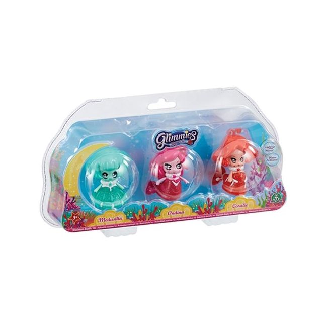 Set Jucarie Giochi Preziosi Glimmies Aquaria Medusilla, Ondina, Coralie - VG68612