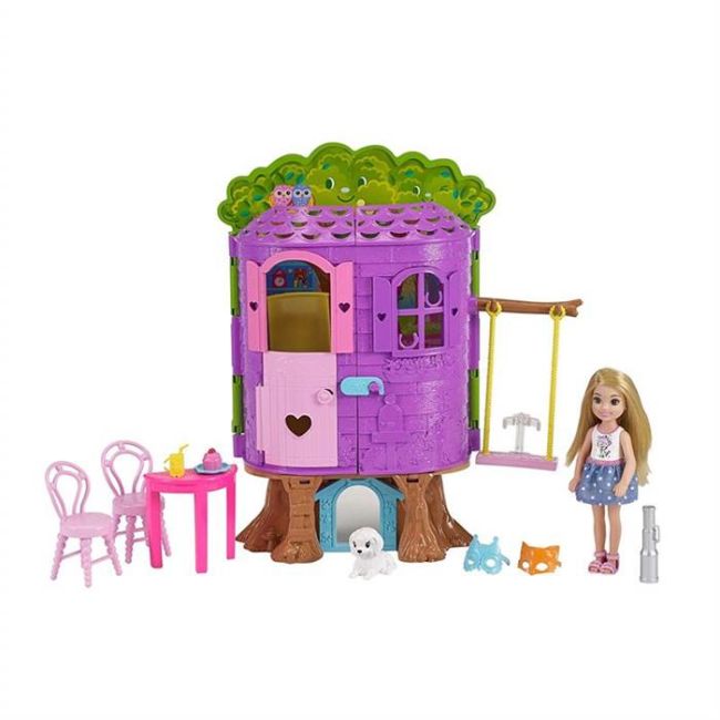 Set De Jucarii Mattel Barbie Club Chelsea Treehouse - VG68871