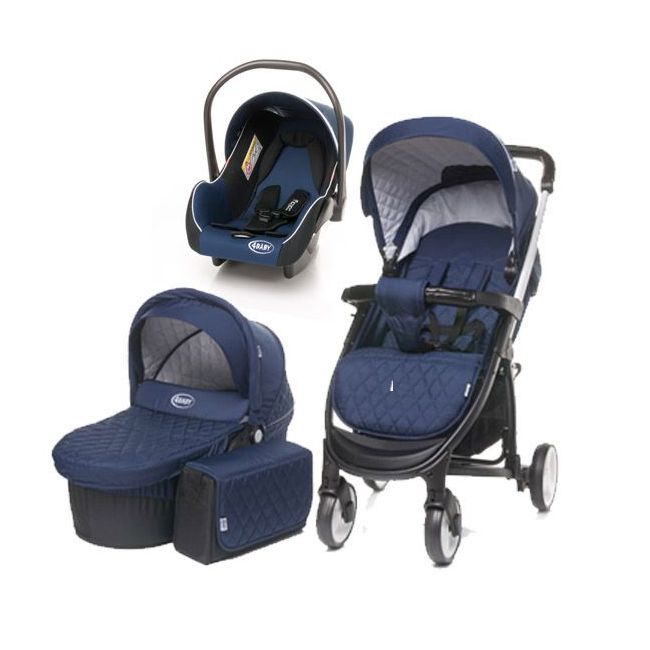 4Baby ATOMIC 3 in 1 Navy Blue - 4BY-ATO3.navyblue