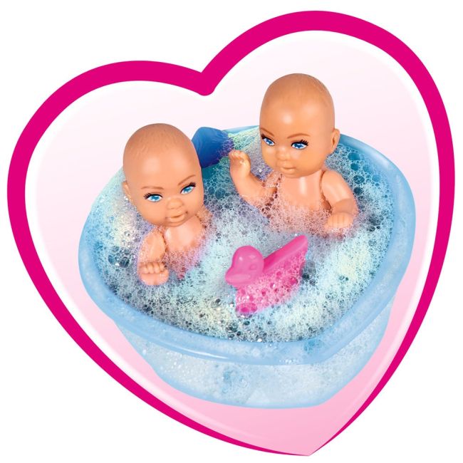 Papusa simba steffi love welcome twins 29 cm cu accesorii hubs105733333
