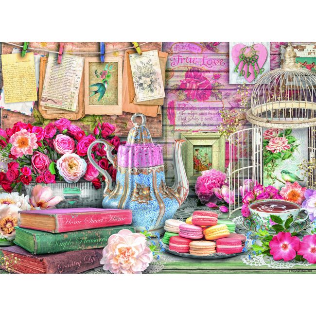 PUZZLE PETRECERE CU CEAI, 500 PIESE - ARTRVSPA14838