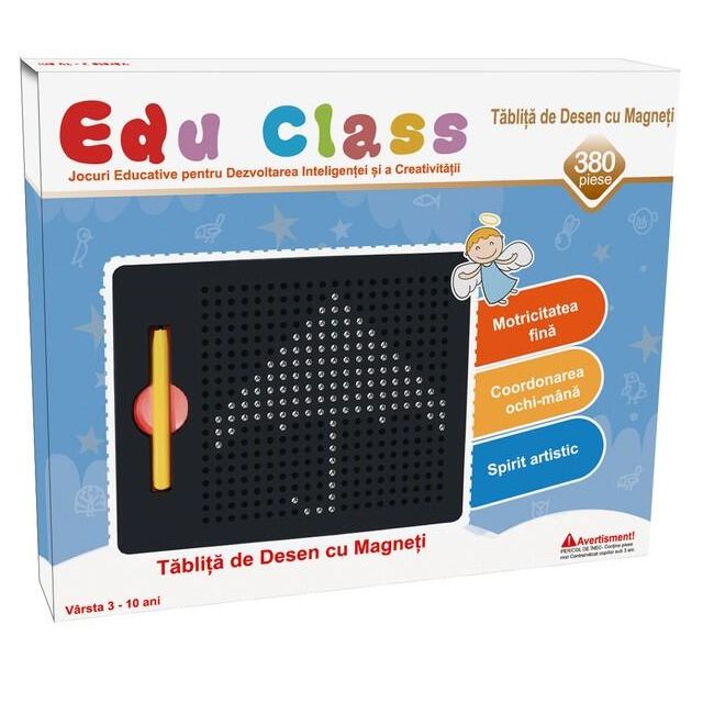Tablita de desen cu magneti - 380 piese