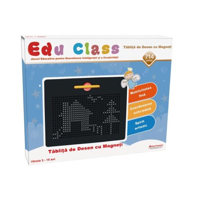Tablita de desen cu magneti - 714 piese