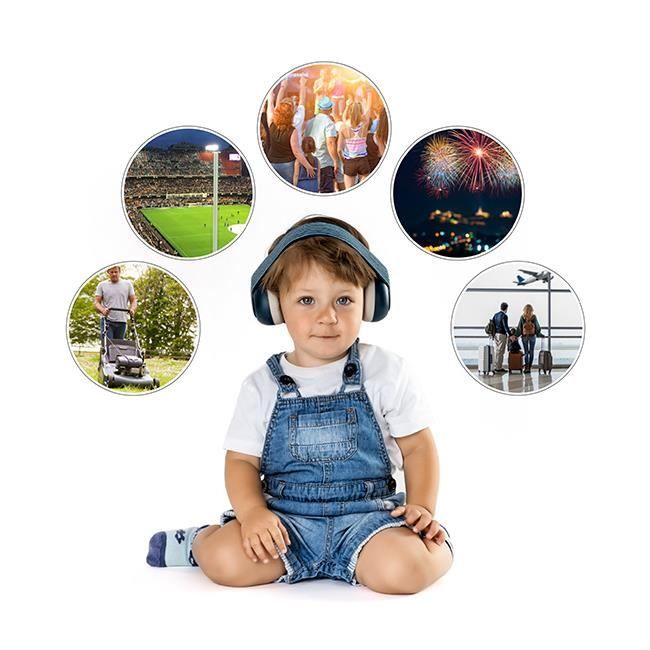 Casti antifonice pentru bebelusi REER SilentGuard Baby Boy 53063