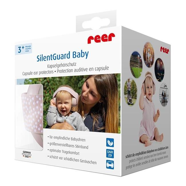 Casti antifonice pentru bebelusi REER SilentGuard Baby Girl 53074