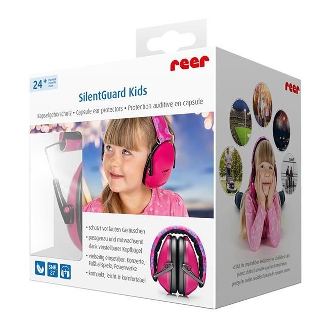 Casti antifonice pentru copii REER SilentGuard Kids Girl 53094