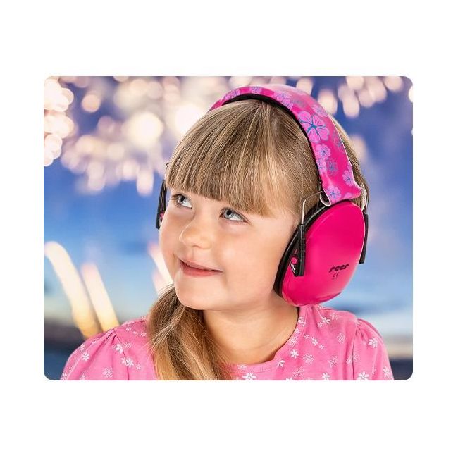 Casti antifonice pentru copii REER SilentGuard Kids Girl 53094