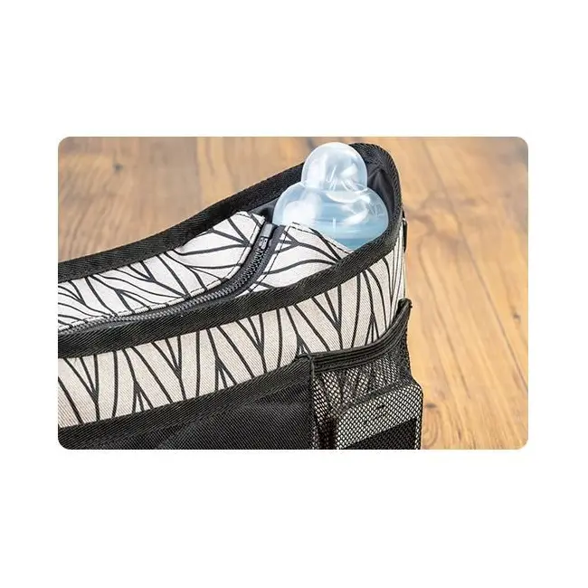 Geanta organizator cu aleza pentru schimbat scutecul bebelusului Reer Clip&Go Vario 84072