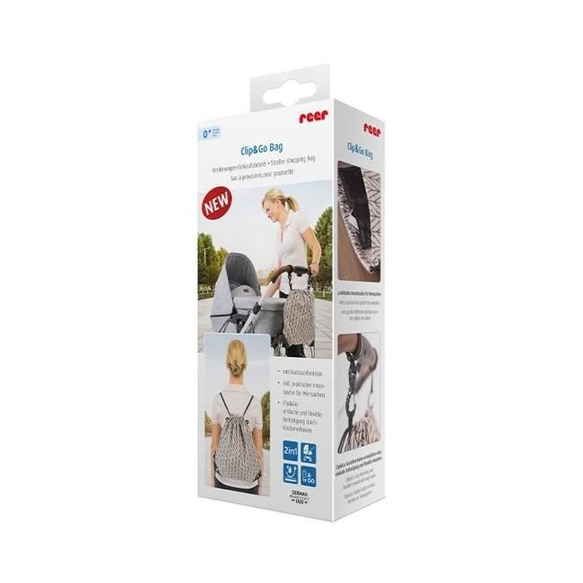 Rucsac organizator pentru carucioare de bebelusi Reer Clip&Go Bag 84082