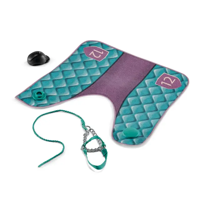 SCHLEICH Pelerina si Capastru  Horse Club Lisa & Storm VRNSL42461