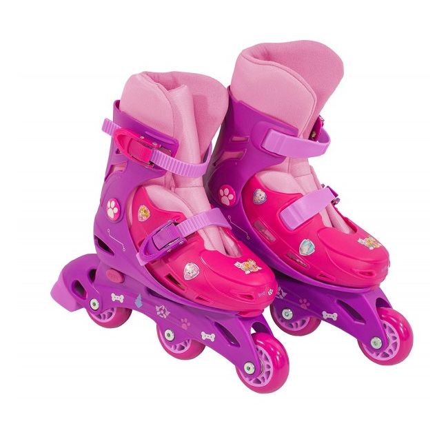 Role pentru copii cu 3 roti Saica 2230 Paw Patrol Girls marime reglabila 28-31 roti interschimbabile frana de picior - SOLSA2230