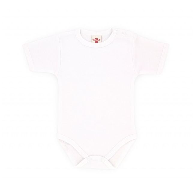 Body alb cu manecute scurte MK0320-4