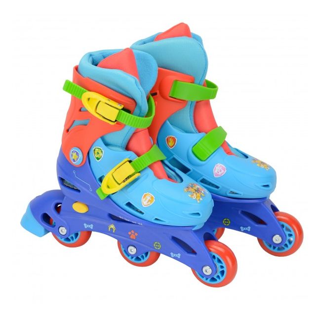 Role pentru copii cu 3 roti Saica 7477 Paw Patrol marime reglabila 31-34 roti interschimbabile frana de picior - SOLSA7477