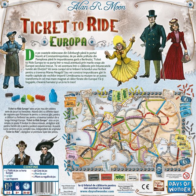 Ticket to Ride Europe - BKF721802
