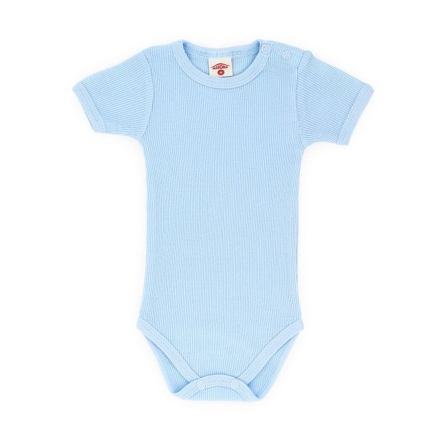 Body bleu cu maneca scurta pentru bebelusi MK0320K