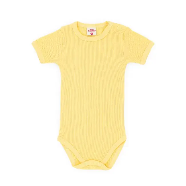 Body galben cu maneca scurta pentru bebelusi MK0320K-2