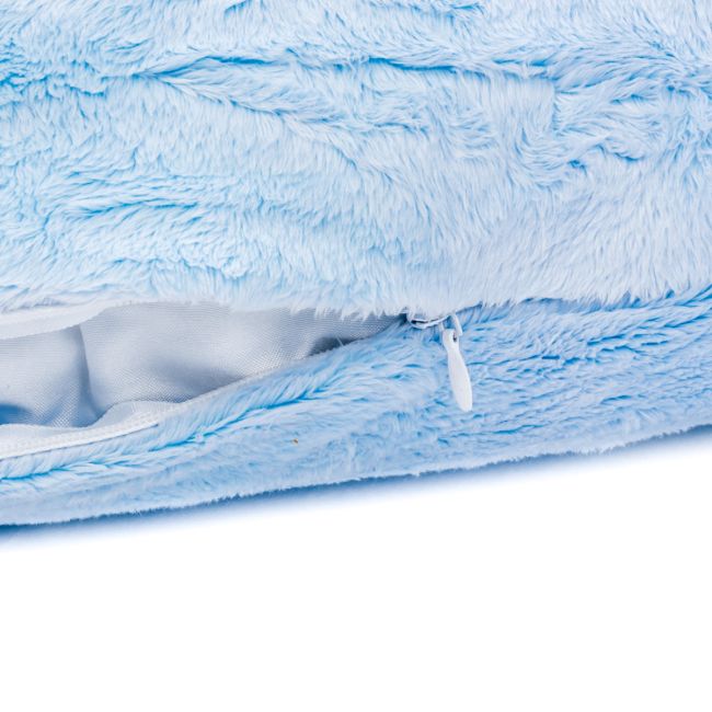 Husa blanita pentru perna de alaptare Colectia Mis Mat Bleu 72 cm ERFF05166