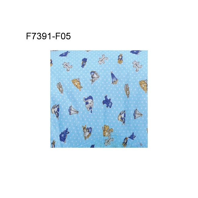 Husa bumbac perna alaptare fiziologica bleu 72 cm ERFF05164