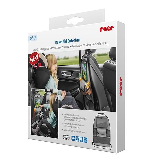 Organizator auto multimedia pentru scaunul din spate Reer TravelKid Entertain 86051