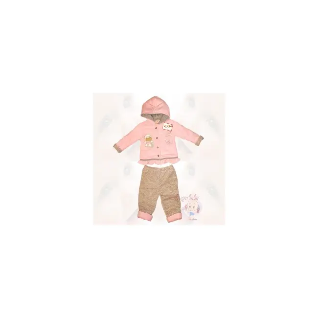 Costumas captusit -Cute Teddy Bear- Haine bebelusi (Marime Disponibila: 12 luni) - 17387 A.12 luni