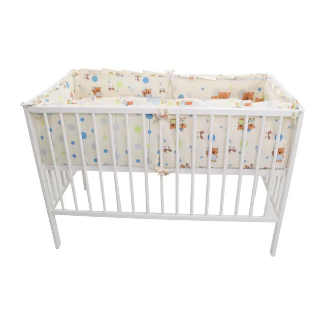 Lenjerie MyKids Baby Teddy Albastru 4+1 Piese 140x70 - MYK00008934