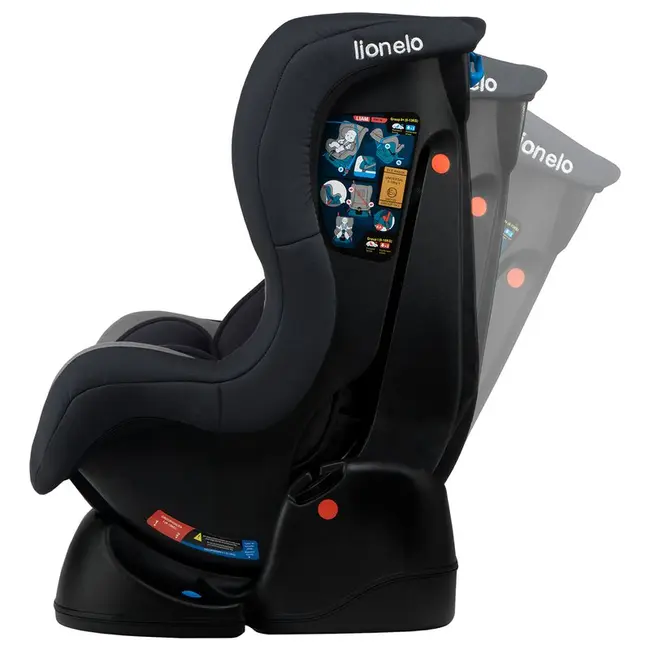 Lionelo - Scaun auto copii 0-18 Kg Liam, Cozy Grey - BYNLO-LIAM COZY_GREY