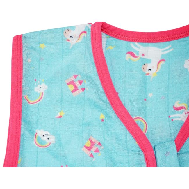 Sac de dormit cu picioruse Bamboo Unicorn 5-6 ani 0.5 Tog BBXUK635-05