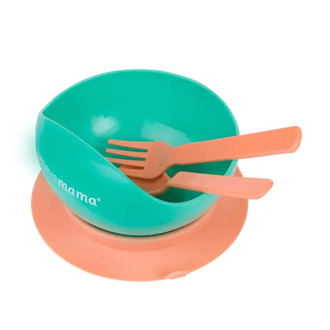 Set bol cu ventuza si tacamuri Clevamama SUPclvm_3007