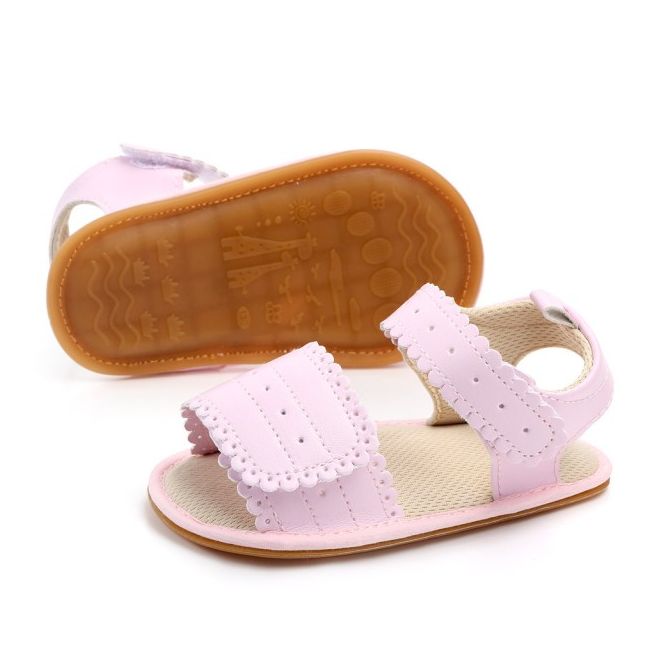 Sandale fetite roz cu bareta cu arici MDd2173-2-SA2.6-9 luni (Marimea 19 incaltaminte)