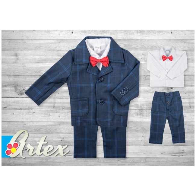 Costum elegant Fancy Navy Style - Art-suit 29.3 luni