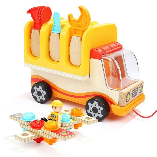 Jucarie 2 in 1 - camion si banc de lucru