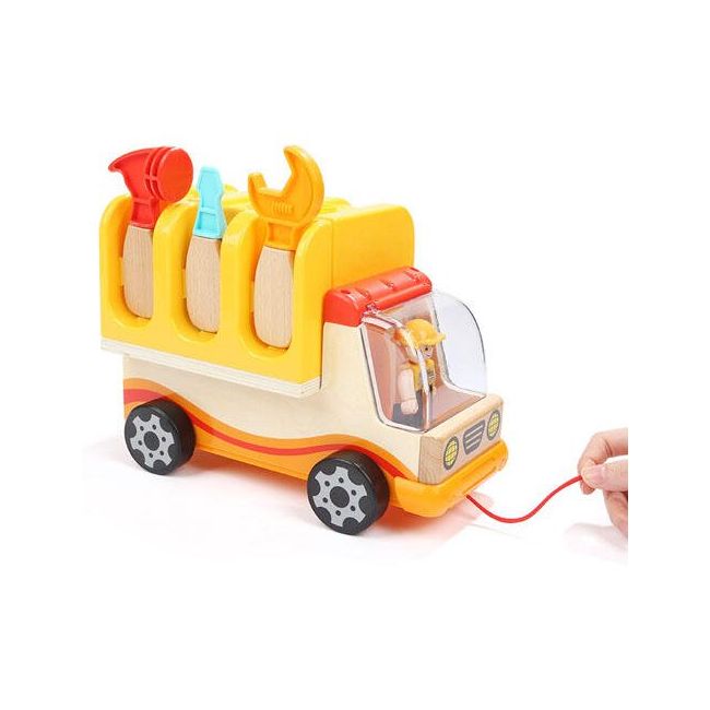 Jucarie 2 in 1 - camion si banc de lucru
