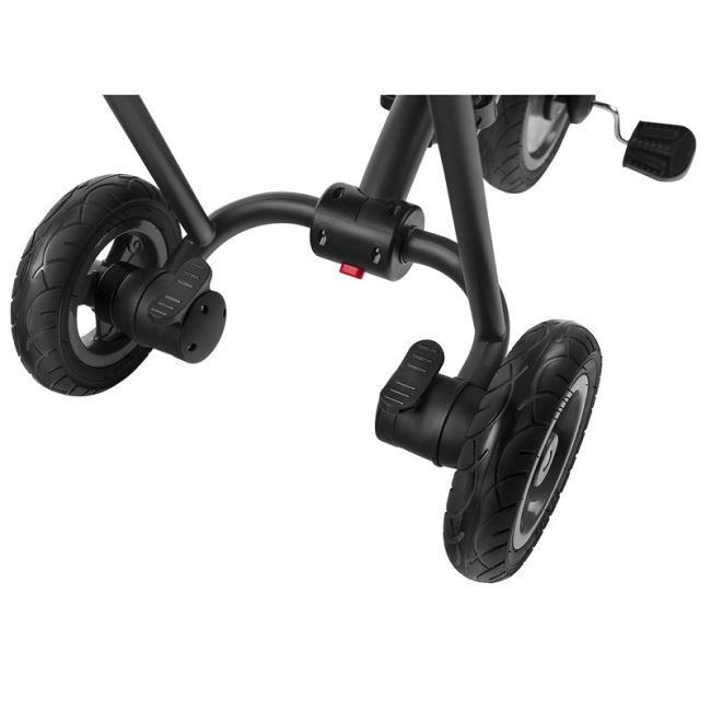 Lionelo - Tricicleta Tris Jeans Mecanism de pedalare libera, Suport picioare, Control al directiei, Scaun reversibil, Rotire 360 grade, Pliabila, Albastru BYNLO-TRIS_JEANS